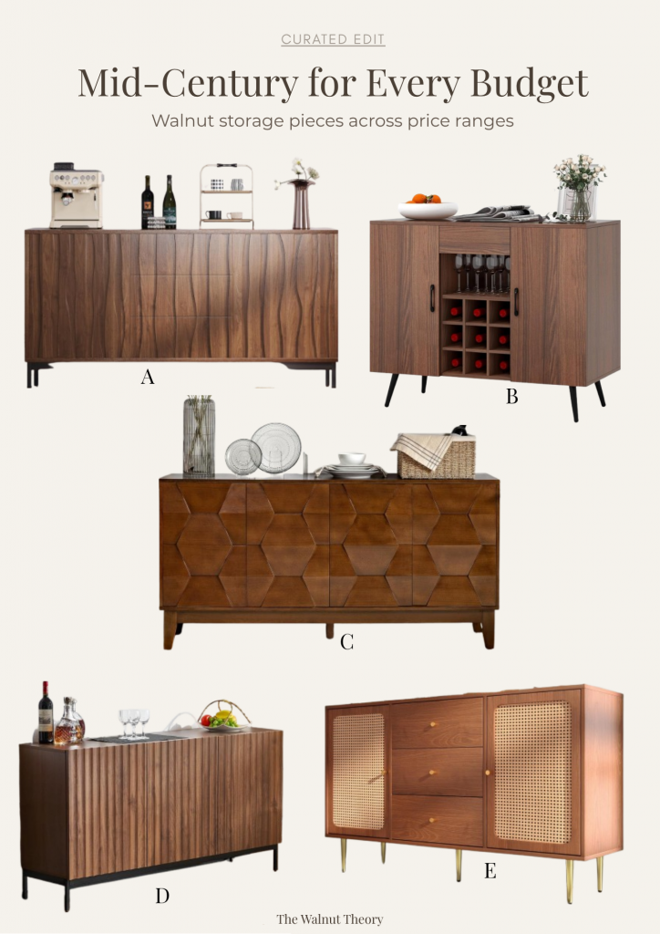 brown and beige simple interior mood board doubled sided poster